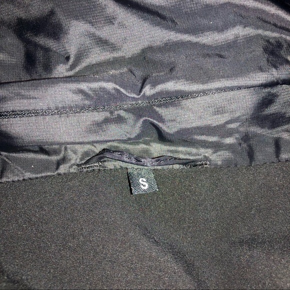 Black Zip Up Windbreaker - Picture 3 of 3